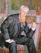 Luce, Maximilien Portrait of Henri Edmond Cross painting